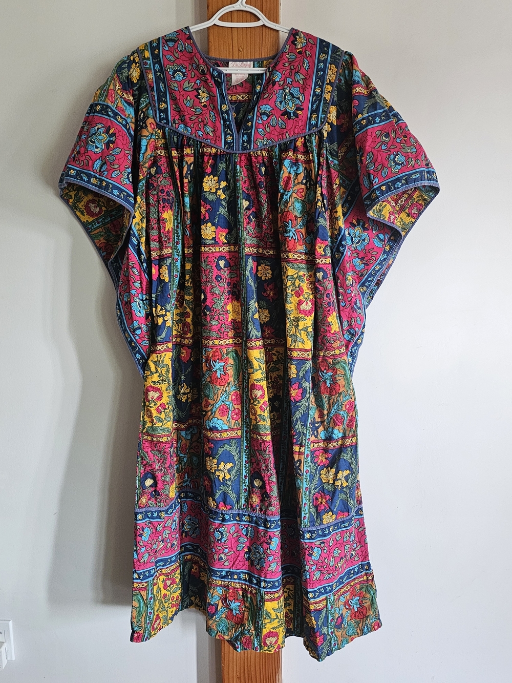 Vintage La Lingerie Cotton Kaftan Dress